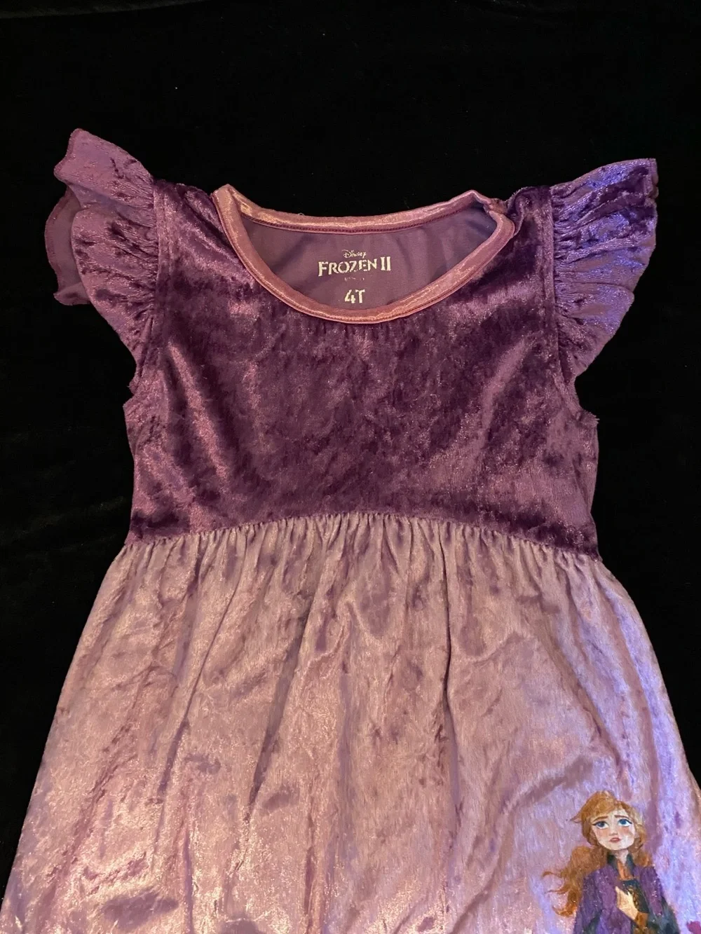Disney Purple Velvet Anna Nightgown